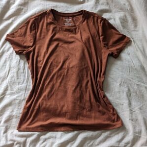 Nine West Burnt Orange Flattering T-shirt